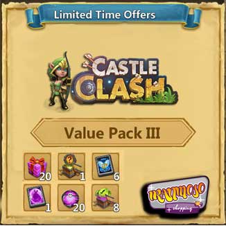 خرید پک بازی castle clash