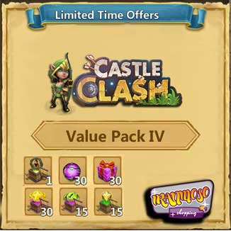 خرید پک بازی castle clash