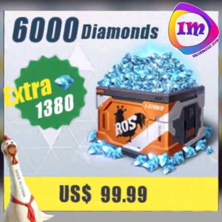 ۶۰۰۰ الماس rules of survival