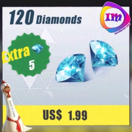 دریافت تعداد ۱۲۰ الماس Rules Of Survival