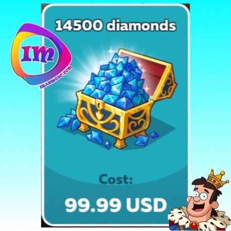 خرید ۱۴۵۰۰ الماس Hustle Castle