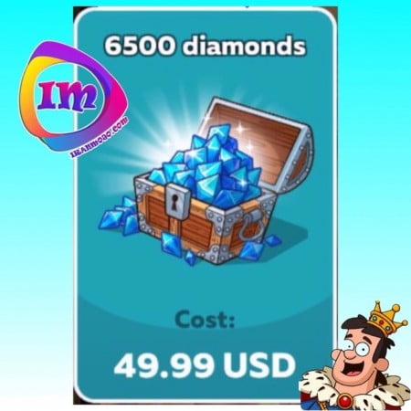 خرید ۶۵۰۰ الماس Hustle Castle