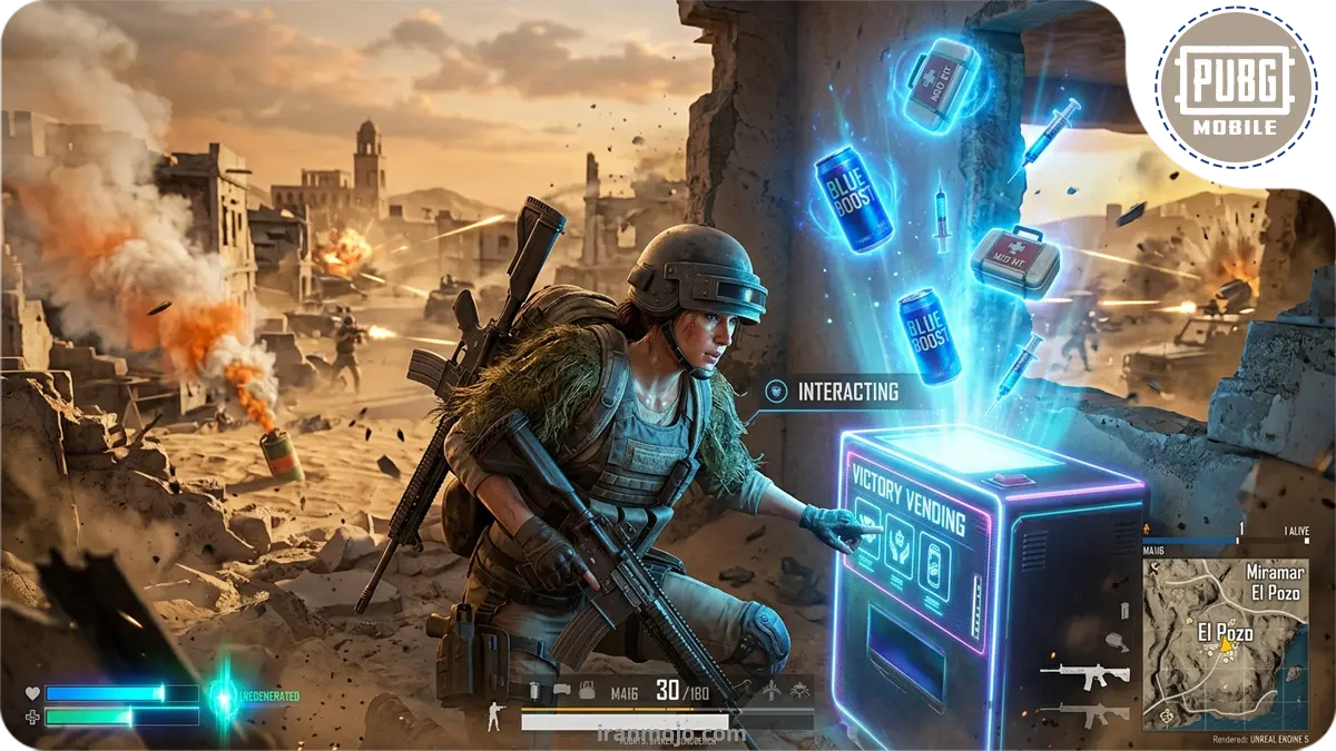 با Vending Machine در پابجی موبایل شانس برد داشته باشید!