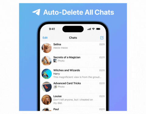 نحوه تنظیم global chat timer برای تمام چت‌های تلگرام