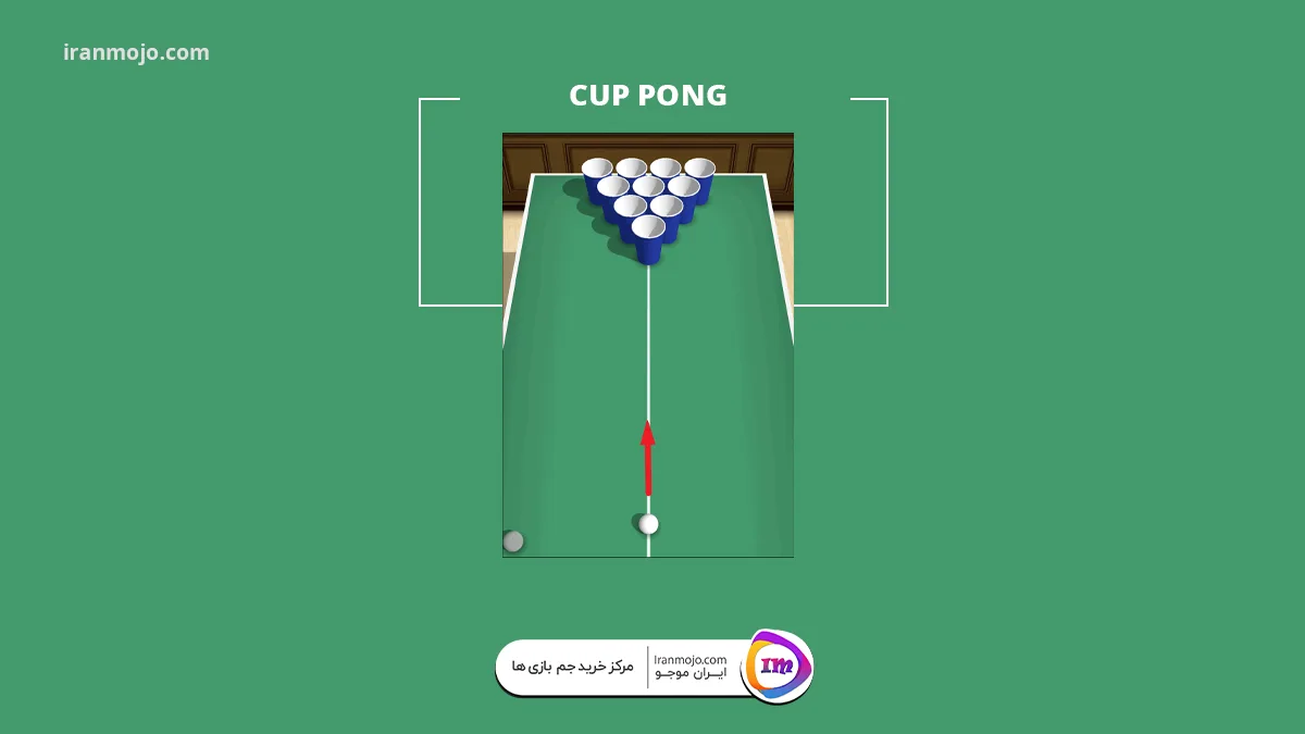 بازی Cup Pong پلاتو