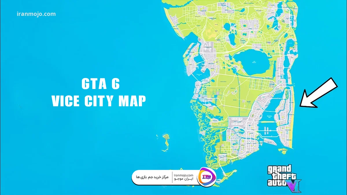 نقشه  GTA 6 Vice City