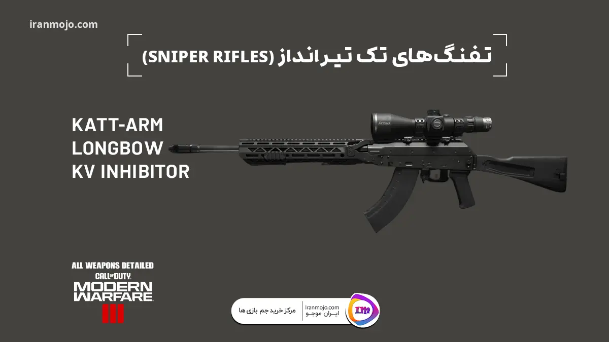تفنگ‌های تک تیرانداز (Sniper rifles)