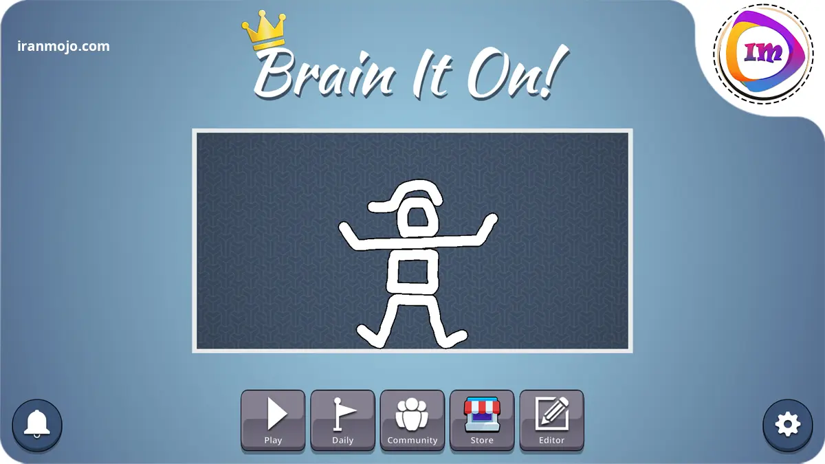 بازی !Brain It On: حل معماها با رسم شکل