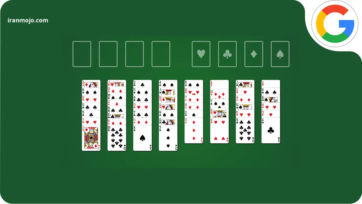 بازی Solitaire: پاسور یک نفره