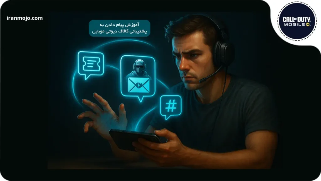 پیام دادن به پشتیبانی کالاف دیوتی موبایل