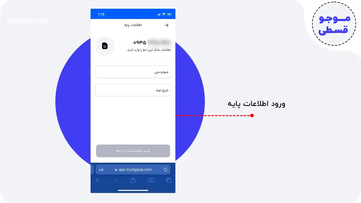 وارد کردن اطلاعات 