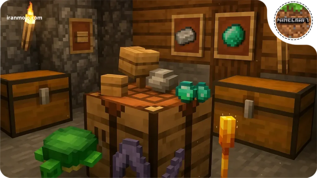 مواد لازم برای تعمیر لوازم در ماینکرافت