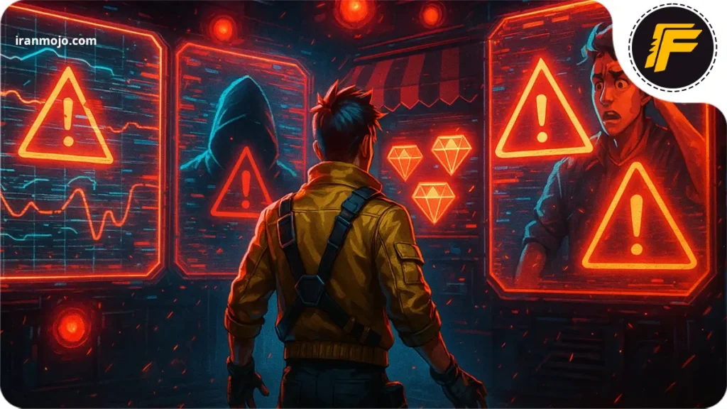 دلایل منفی خوردن جم فری فایر