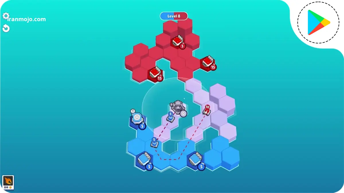 بازی 5 ستاره گوگل پلی War Regions – Tactical Game