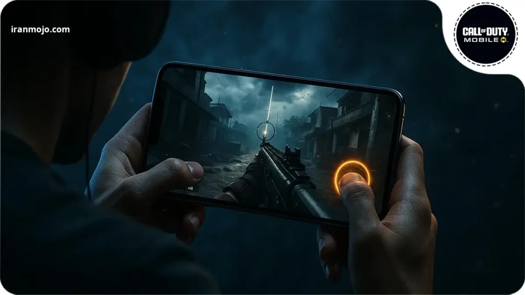 راهنمای ثابت نگه داشتن دکمه تیر کالاف دیوتی موبایل