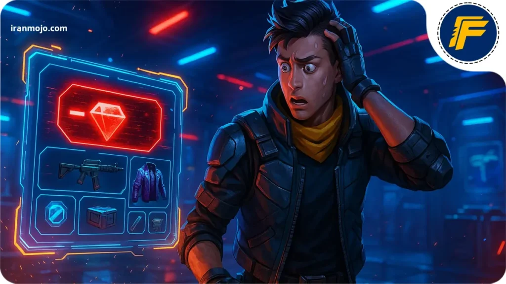 جم منفی فری فایر چیست؟ چرا منفی میخوریم؟