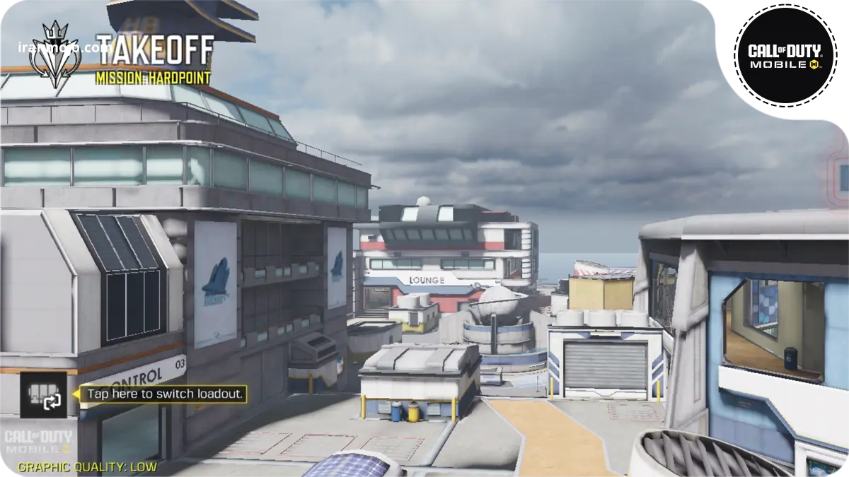 معرفی بهترین مپ های کالاف دیوتی موبایل - 10 نقشه Takeoff؛ مپ محبوب Hardpoint