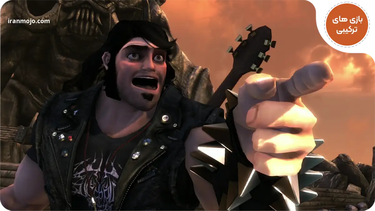 بازی Brutal Legend - ترکیب ژانرهای  هک اند اسلش و تیراندازی