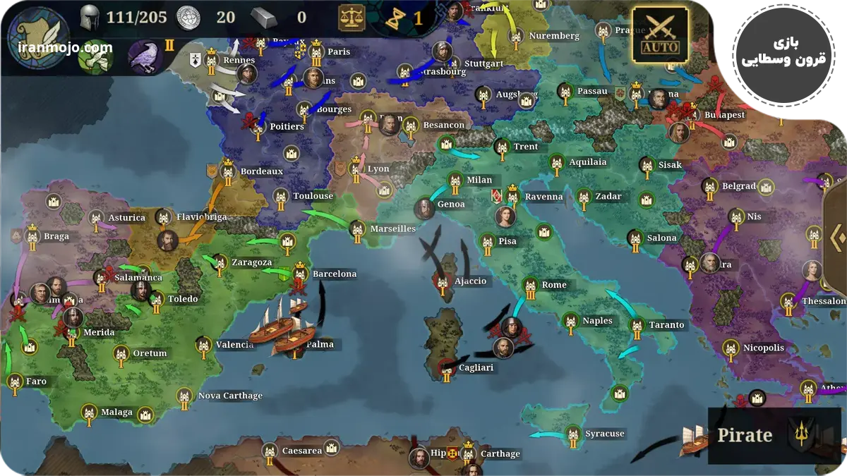 بازی European War 7: Medieval - جنگ اروپایی 7 در قرون وسطی