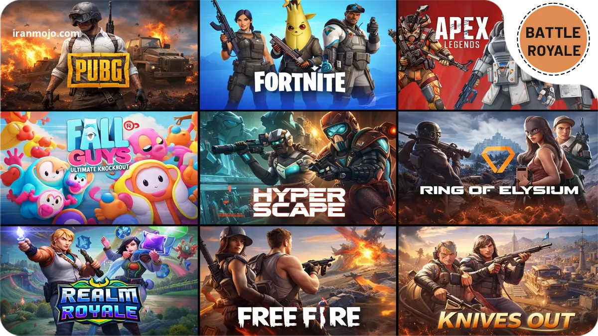 بتل رویال چیست؟ بررسی دلیل محبوبیت این سبک در جهان معرفی بهترین بازی بتل رویال جهان