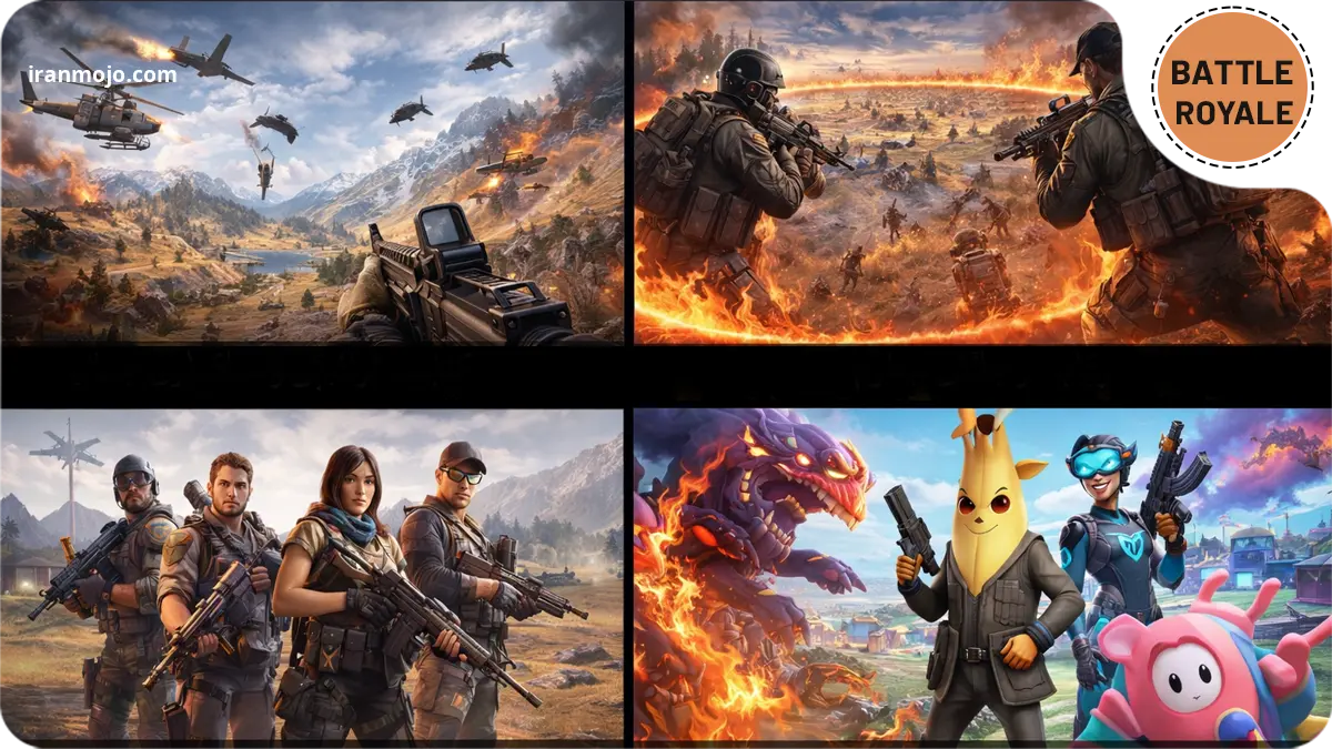 بتل رویال چیست؟ بررسی دلیل محبوبیت این سبک در جهان چرا بازی های بتل رویال تا این اندازه محبوب شدهاند؟