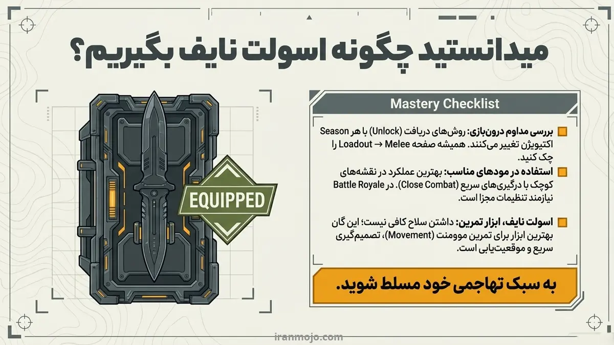 میدانستید چگونه اسولت نایف بگیریم؟