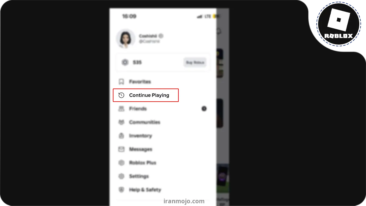 گزینه Continue Play