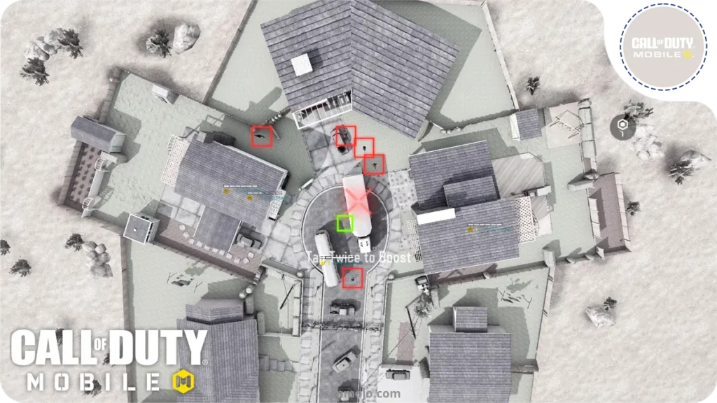 بررسی کامل نقشه nuketown کالاف دیوتی موبایل