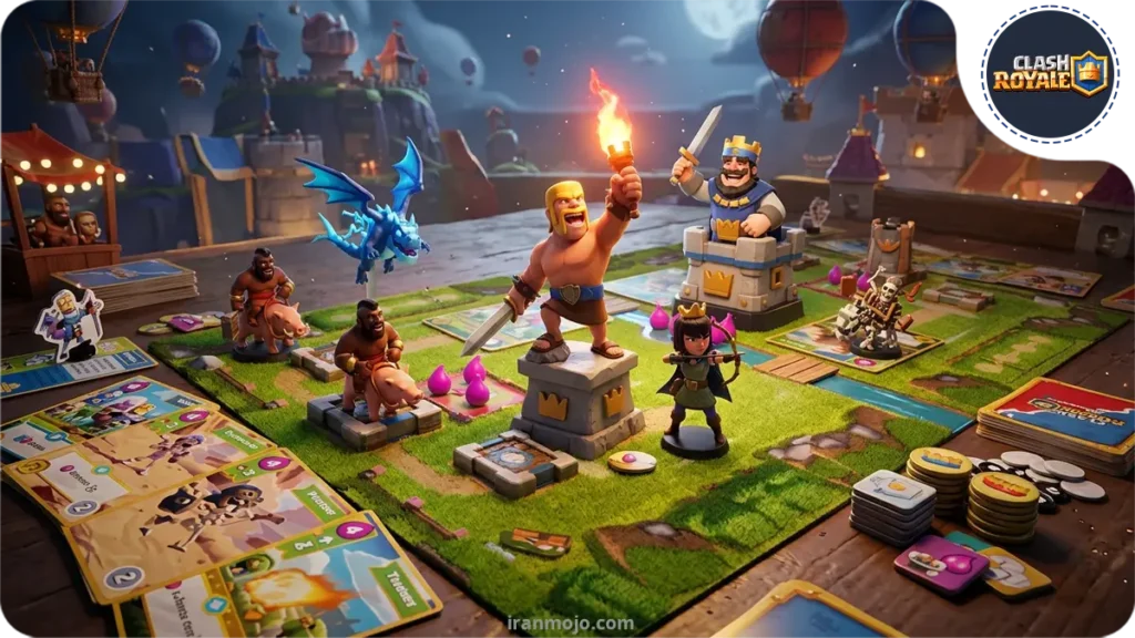 بازی رومیزی Clash Royale: The Grand Arena معرفی شد!